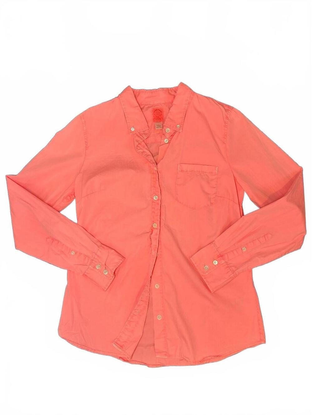 J.Crew Womens Coral Button-Up Size 6 The Perfect Shirt 100% Cotton